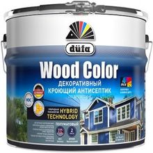 Кроющий антисептик Dufa Wood Color лунная ночь 9 л