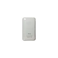 Задняя крышка для Apple iPhone 3G 8GB в сборе с хром. рамкой + разъем зарядки + разъем гарнит. (белый)