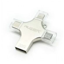 Auzer USB флешка 32 Гб для iPhone  iPad  Android  - Auzer - Silver