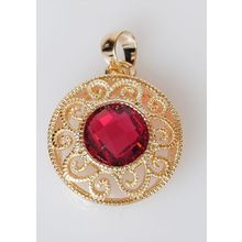 Кулон с корундом "Восточное солнце"