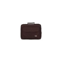 сумка для ноутбука 15.6 Continent CC-03 Brown, коричневая, нейлон, 40 x 30 x 5 см