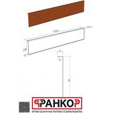 Накладка под фронтон Gerard, L=1,2 м (Chrcoal 111)