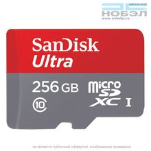 Карта памяти Sandisk MicroSD 256Gb SanDisk 95Mb s Class 10  с адаптером SD  SDSQUNI-256G