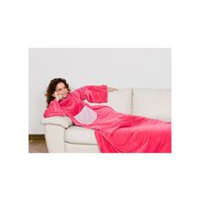 Плед с рукавами розовый