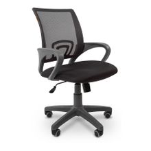 Кресло компьютерное Chairman 696 черный серый