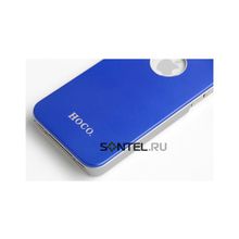 Накладка алюминиевая HOCO для iPhone 4 синяя