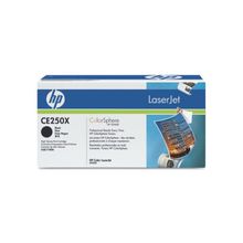 Картридж оригинальный HP CE250X (№ 504X   504Х) .Черный (Black).  Ресурс 10500 стр.