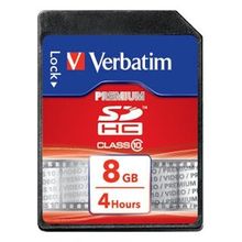 Карта памяти Verbatim SDHC 8GB Class 10