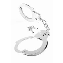 Металлические серебристые наручники Designer Metal Handcuffs (28147)