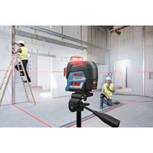 Bosch Лазерный нивелир Bosch GLL 3-80C (12 V) + BM1 + LR7 + L-boxx (0601063R05)