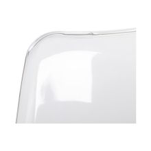 Tetchair Стул TULIP (mod. 73)   1 шт. в упаковке, прозрачный Transparent, подушка белая Cushion whit