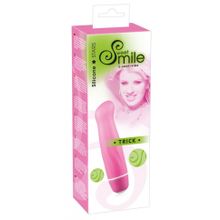 Розовый вибратор Smile Mini Trick G - 12,5 см. (52887)