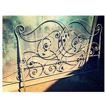 Кованая кровать, ручная работа