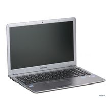 Samsung 510R5E-S04RU 15.6" HD (1366x768), Intel Core i5-3230M (2.5GHz), 6G, 750G, AMD Radeon HD 8750M - 1 GB, no ODD, Gigabit Lan, HD WebCam 0.9M, WiFi 802.11b g n+BT4.0, 3-in-1, 3cell, Win8, silver, metal cover p n: NP510R5E-S04RU