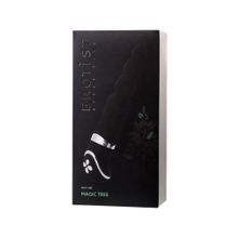 Чёрный анальный вибростимулятор Erotist - 20,7 см. Черный