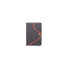 чехол PocketBook S-style (VPB-Si622Or) для 622 touch кож-зам, black   оранжевый