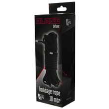 Dream Toys Черная веревка для бондажа BONDAGE ROPE - 10 м.