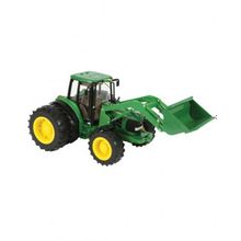 Tomy John Deere  6830 с двойными колесами и фронтальным погрузчиком