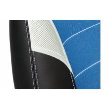 Tetchair Кресло INTER, черный синий серый