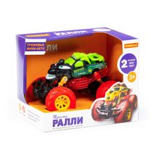 Монстр РАЛЛИ - Демон, автомобиль инерционный (со светом и звуком) (в коробке)