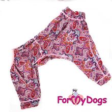 Пыльник для крупных собак ForMyDogs для девочки розовый 201SS-2016 F