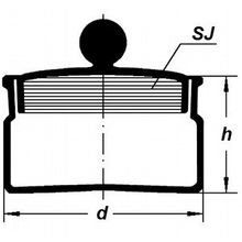 Бюкс низкий, 72 мл, 50 12 (Кат. № 2602N 632 421 202 605)