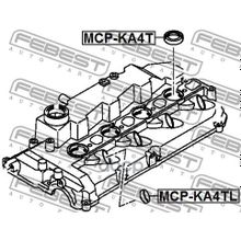 Кольцо Уплотнительное Форсунки Впрыска Топлива Mitsubishi L200,L200 Sportero Kb4t 2005.05- [Ge] Febest арт. MCPKA4T