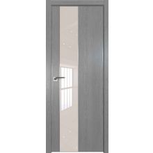  Двери ProfilDoors Модель 105ZN Цвет Грувд серый Стекло Lacobel Перламутровый