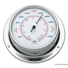 Osculati Barigo Sky barometer polished SS white, 28.187.00