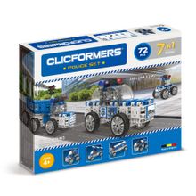 Конструктор CLICFORMERS Police set 72 детали