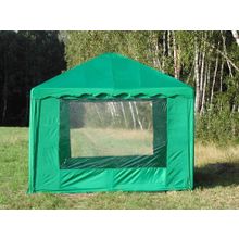 Митек Стенка с окном 3,0х2,0  (к шатру Митек 3х3 и 6х3) (Синий)