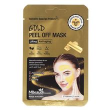 Маска-пленка подтягивающая с коллоидным золотом MBeauty Gold Peel Off Mask 2шт