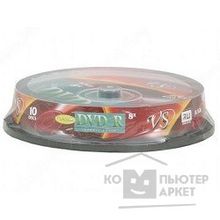 Vs Диски DVD+R 8.5Gb 8-х Double Layer, 10 шт, Cake Box Ink Print