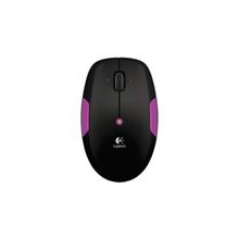 Logitech Wireless Mouse M345 Black-Lilac USB