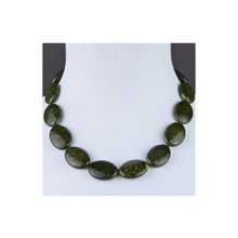 Бусики-Колечки Бусы Змеевик "Кэтти" арт.НЗМ-11(20-28)-45-2