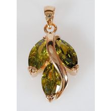 Кулон с перидотом "Большой рис"