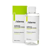 JsDerma Porefine Peel Pore Toner Пилинг тонер с гликолевой кислотой, 200 мл