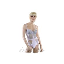 Боди с мягкими чашками и подвязками (H1550)