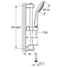 Душевой гарнитур Grohe Euphoria 110 Duo (27230001) (600 мм)