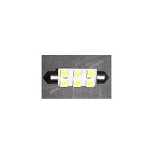 Светодиодная автолампа  ARL-41mm White 12V (6 LED 5050, SV8.5)