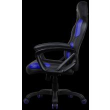 Кресло для геймера Aerocool AC80C AIR-BB , черно-синее, с перфорацией