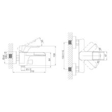 Смеситель для ванны D&K Berlin Freie (DA1433515) (чёрный)