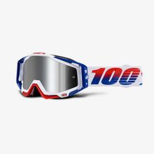 Очки 100% Racecraft Plus LE MXDN Red White Blue   Injected Silver Flash Mirror Lens (50120-280-02)