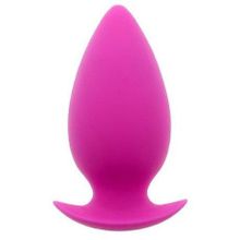 Большая розовая анальная пробка BOOTYFUL ANAL PLUG LARGE PINK - 10 см. Розовый