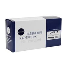 Картридж NetProduct (N-Q6001A) для HP CLJ 1600 2600 2605, Восстановленный, C, 2K