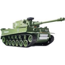 Радиоуправляемый танк German Tiger Green масштаб 1:20 40Mhz - 4101-2