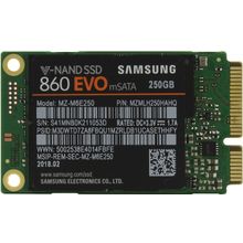 Накопитель SSD 250 Gb mSATA 6Gb   s Samsung 860 EVO    MZ-M6E250BW    (RTL) V-NAND TLC