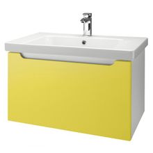 Dreja Мебель для ванной Color 75 желтый глянец
