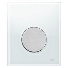 Панель смыва TECEloop Urinal стекло белое, клавиша нержавеющая сталь