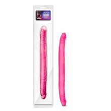 Blush Novelties Розовый двусторонний фаллоимитатор B Yours 16  Double Dildo - 40,6 см. (розовый)